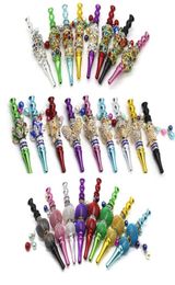 Colorful Animal shape Metal hookahtips blunt holder with rhinestones hookah mouthpiece shisha tips Smoking Accessories2147280