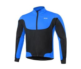 Arsuxeo Men039s Cycling Jackets Windproof Thermal Fleece Lined Winter Cycling Jacket Outdoor Sport Coat Riding Long Sleeve Jers6606258