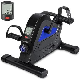 Bicycle AGM Under Desk Bike Pedal Exerciser, Mini Exercise Bike with Magnetic Resistance, Desk Exercise Equipment for Arm & Leg