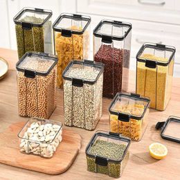 Food Savers Storage Containers 460ml and 700ml stackable transparent kitchen noodles sealed cans dry food storage boxes household moisture-proof H240425