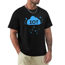 Men's Polos Internet Of Things IOT AI ML Tech T-Shirt Gift Idea Boys Whites Tees Plain Clothes For Men