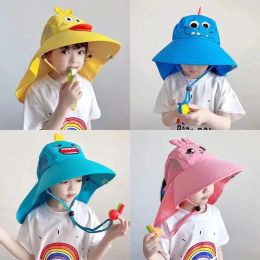 Accessories Children Sun Hat Summer Kids Outdoor Neck Ear Cover Anti UV Protection Beach Caps Kids Boy Girl Travel Flap Cap for Children