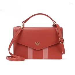 Shoulder Bags Fashion Women's Bag 2024 Small Flap Metal Hasp Handbags Ladies Solid Color Top Female PU Mini Crossbody