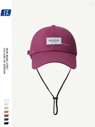 Ball Caps Sun Protection Thin Quick-Drying Hat Women's Baseball Cap Korean Style Fashion Brand Letter Cloth Label Peaked Men