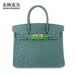 Bk 2530 Handbags Ostich Leather Totes Trusted Luxury Bags 2024 New Aclass Ostrich Skin Platinum Wrapped with Wax Thread Handsewn Genuine Leat have logo HB1JNW