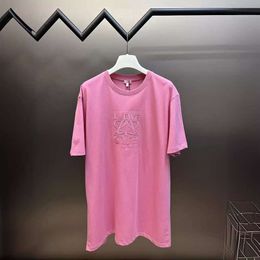 Nanyou Luojia Correct High Version SS New Embroidered Jacquard Loose Casual Short Sleeved T Shirt Recommended By Blogger