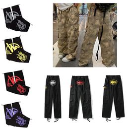 Trousers Men's Casual Pants sweat pants Trousers overalls functional style loose designer cotton casual pants for men relaxed print mid