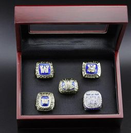 1962 1984 1988 1990 2019 Blue Bombers The Grey Cup Ring Set With Wooden Display Box Case Fan Gift 2021 Drop 1038524