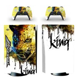 Stickers Tekken 7 PS5 Standard Disc Skin Sticker Decal Cover for PlayStation 5 Console and 2 Controllers PS5 Disk Skin Vinyl