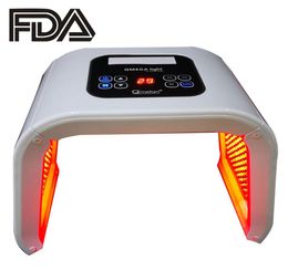 FDA 7 Colors Led Mask Facial Light Therapy Skin Rejuvenation Device Spa Acne Remover AntiWrinkle Beauty Treatment7317454