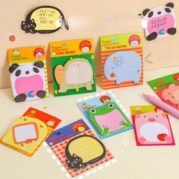 8pcs/lot Korean Creative Stationery Cute Cartoon ZOO Animal Park Tearable Note Pad N Times Post Notes Memo School