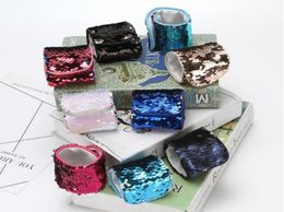 14 Colors Mermaid Sequin Bracelet DIY Teenager Kids Sequin Wristband Stress Reliever Jewelry Custom Personalized Novelty Design3343870