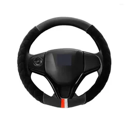 Steering Wheel Covers Elastic Cover Winter Soft Plush Car Wear-resistant Anti-slip Auto Handlebar Fashion