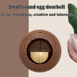 Doorbells Round Egg Type Suction Door Type Wind Chimes Enter The Door Reminding Brass Bell