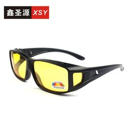 Polarized Sunglasses for Men and Women Two Sets of Glasses Night-vision Device Cycling Glasses Sports Glasses Outdoor Sunglasses 150