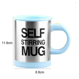 Mugs Durable Coffee Mug Battery Type Self-stirring With Button With-Cover Cup For Tea