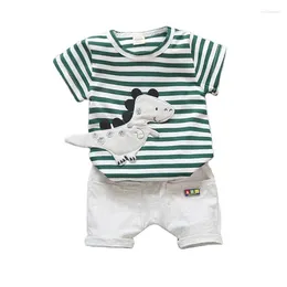 Clothing Sets Summer Baby Boys Girls Clothes Suit Children Cartoon Casual T-Shirt Shorts 2Pcs/Sets Toddler Cotton Costume Kids Tracksuits