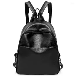 School Bags Backpacks Women Composite Backpack Bag Three Sets Clutch Daypack Satchel