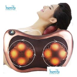 Massage Gun Us Stockneck Masr Car Home Mas Neck Back Waist Body Electric Mtifunctional Pillow Cushionneck Fy0029 Drop Delivery Sports Dhriw