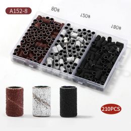 Bits 80/120/180 Degrees Nail Drill Bits Sanding Bands for Nail Drill File Grinder Sander Band Set Nails Gel Removing Pedicure Tools