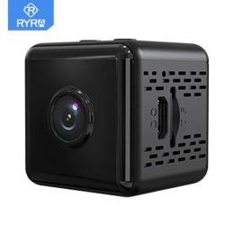 Webcams RYRA 1080P Mini Charger Camera HD Surveillance Support SD Card Wifi Wireless DVR Night Vision Video Recorder Remote Viewing Cam