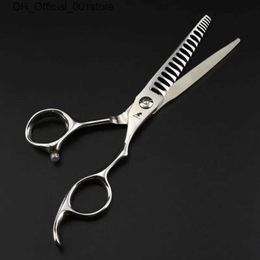 Hair Scissors 6 Inch Double Edged Hair Salon Stylist Barbers Thinning Shears Scissors Professional Barbers Thinning Scissors NE Q240425