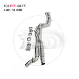 Stainless Steel Exhaust System Performance Catback For BWM M2 Competition F87 S55 Engine 2024-2024 Equal Length Middle Pipe