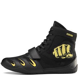 Boots New Professional Boxing Shoes Men Women Big Size 3646 Luxury Boxing Sneakers Wrestling Footwears Quality Wrestling Shoes