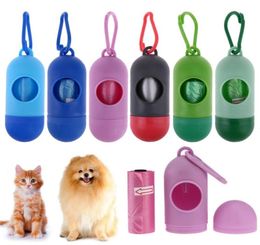 Cute Pet supplies Dog Poop Bag Scoop Leash Dispenser with Hook Mini Dog Poop Bag Boxes4543299