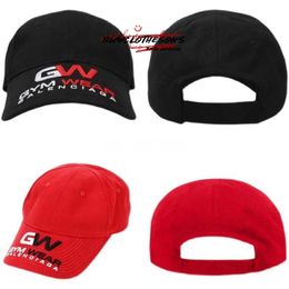 Luxury Designer brand cap with logo GW GYM WER Black/Red Duck Tongue Hat Baseball Hat fashion hip hop casual unisex Wholesale caps