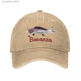 Ball Caps Beechcraft Bonanza Aeroplane hat cowboy hat fashionable beach baseball hat Bobble hat fishing hat Q240425