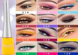 CmaaDu Colour liquid Eyeliner Waterproof 17 Different Colours Natural Matte Fast Dry Longlasting Coloris Makeup Eye Liner8937319