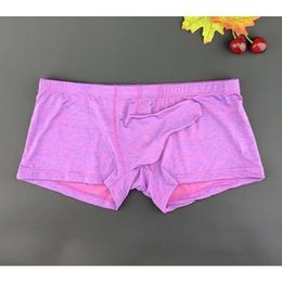 Mens Underwear Luxury Underpants Boxer Briefs Elephant Nose Low Waist Sexy Slim-Fitting Cool Comfortable Breathable Men Pants Strong Male Drawers Kecks Thong M80H