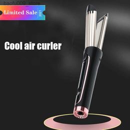 Curling Irons Airflow Styler 2-in-1 ion curler and straightener suitable for all styles of PTC fast heating curly hair flat iron Q240425