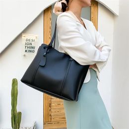 Shoulder Bags Solid Color PU Leather Handbags For Beautiful Women 2024 Female Retro Daily Luxury Travel Purses Totes