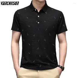 Men's Polos Men Polo Shirt Tops Short Sleeve For Summer 3 Solid Color Casual Male Fashion Office Smart 00672