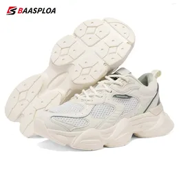 Casual Shoes Baasploa Women's Running Pu Sneakers Comfortable Outdoor Non-Slip Sports Tennis Walking