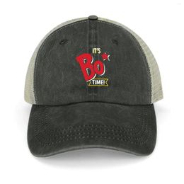 Ball Caps It's Bo Time! - Bojangles (White Text) Cowboy Hat Bobble In Wild Gentleman Trucker Hats For Men Women's