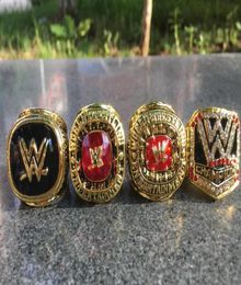 4PCS 2004 2008 2015 2016 Wrestling federation hall of fame ship Ring Souvenir Men Fan Gift 2018 2019 whole3005664