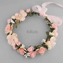 Wedding Hair Jewellery Flower Hair Vine in Beach Wedding Women Hair Jewellery Headbands Accessory for Bridal Bridesmaid Halloween Decoration d240425