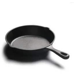 Pans Cast Iron Pan Skillet Frying Pot Heavy Duty Professional Seasoned Cookware For Saute Cooking
