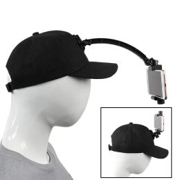 Gimbal Sun Hat Long Neck Phone Holder Fixing Stand Universal First Person Perspective Shooting Equipment Fixed Seat Head Mount