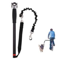 Leashes Dog Leash Bike Exerciser Pet Bicycle Leash Attachment Distance Keeper Hands Dog Training Leash Jogger Dog Control Walker