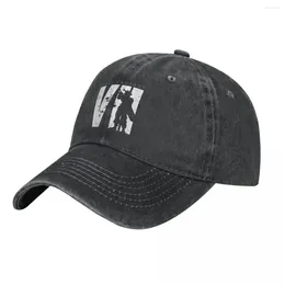 Ball Caps Final Fantasy VII Denim Baseball Cap Minimal Logo Men Women Design Trucker Hat Stylish Outdoor Sports Sunscreen