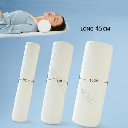 Pillow Round Head Pillow Slow Rebound Soft Memory Slepping Pillows Core Cylindrical Pillow, Multifunctional Relax Pillow for Leg Waist