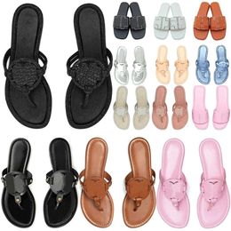 mit Staubsack Sandalen Designer Schlange Lederrutschen Pantoffeln Frauen weiß schwarzes Patent gelb drei Rosa Flip Flops Damen Größe 5.5-9.5