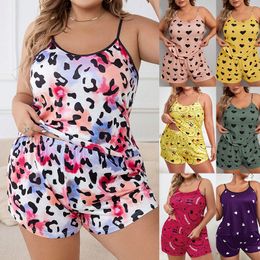 Plus size pajamas, suspender shorts, plus size, oversized pajamas, loungewear set, casual, loose and comfortable