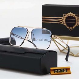 Designer Dita Sunglasses Cycle Luxury Sunglass Mens Womans New Driving Fashion Baseball Beach Travel Sports Golden Blue Polarize Square Sun Glasses