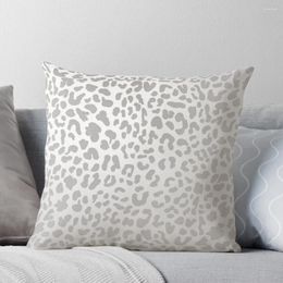 Pillow Silver Leopard Print Throw Cover Luxury S For Decorative Sofa