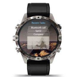 2024 New 1.6-Inch GT45 Sport Smart Watch for men with BT Calling Compass Golfer Navigator Outdoor Smartwatch for iOS Silica Gel Band